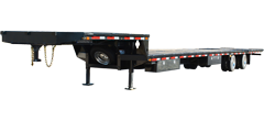 step deck flatbed trailer